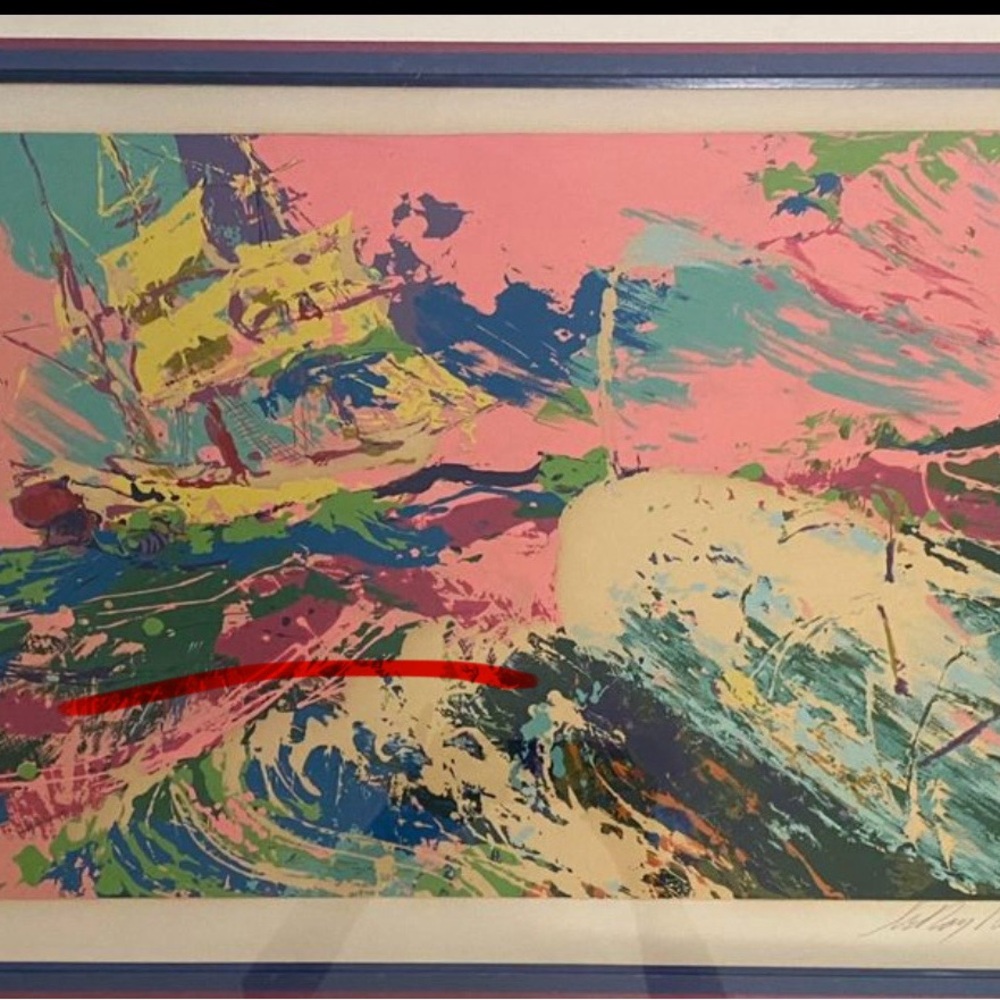 Leroy Neiman “Moby Dick The Pequod” Artist Proof (AP) produced in 1978. NO COA